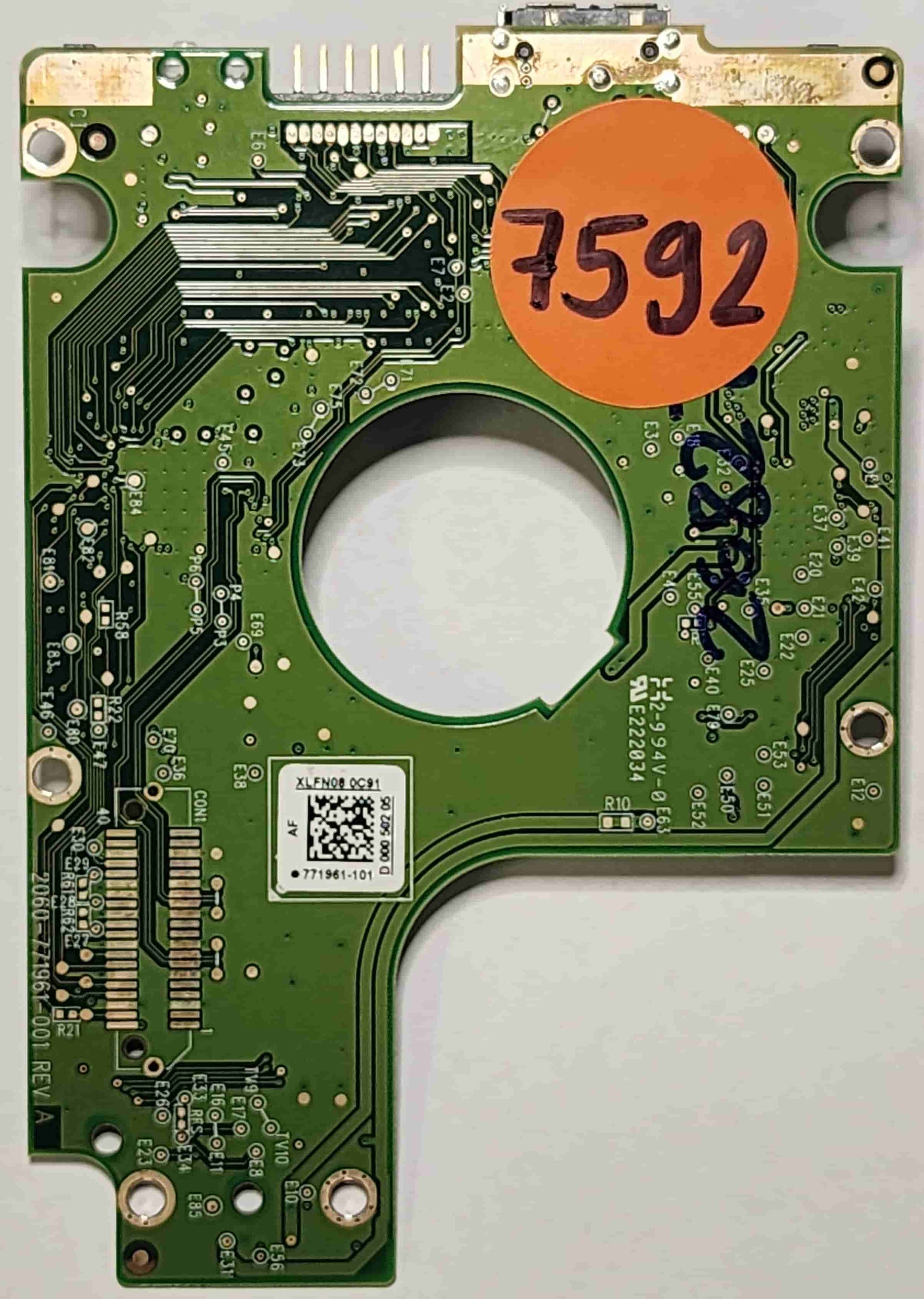 Western Digital WD10JMVW-11AJGS3 2060-771961-001 REV A  PCB for Sale