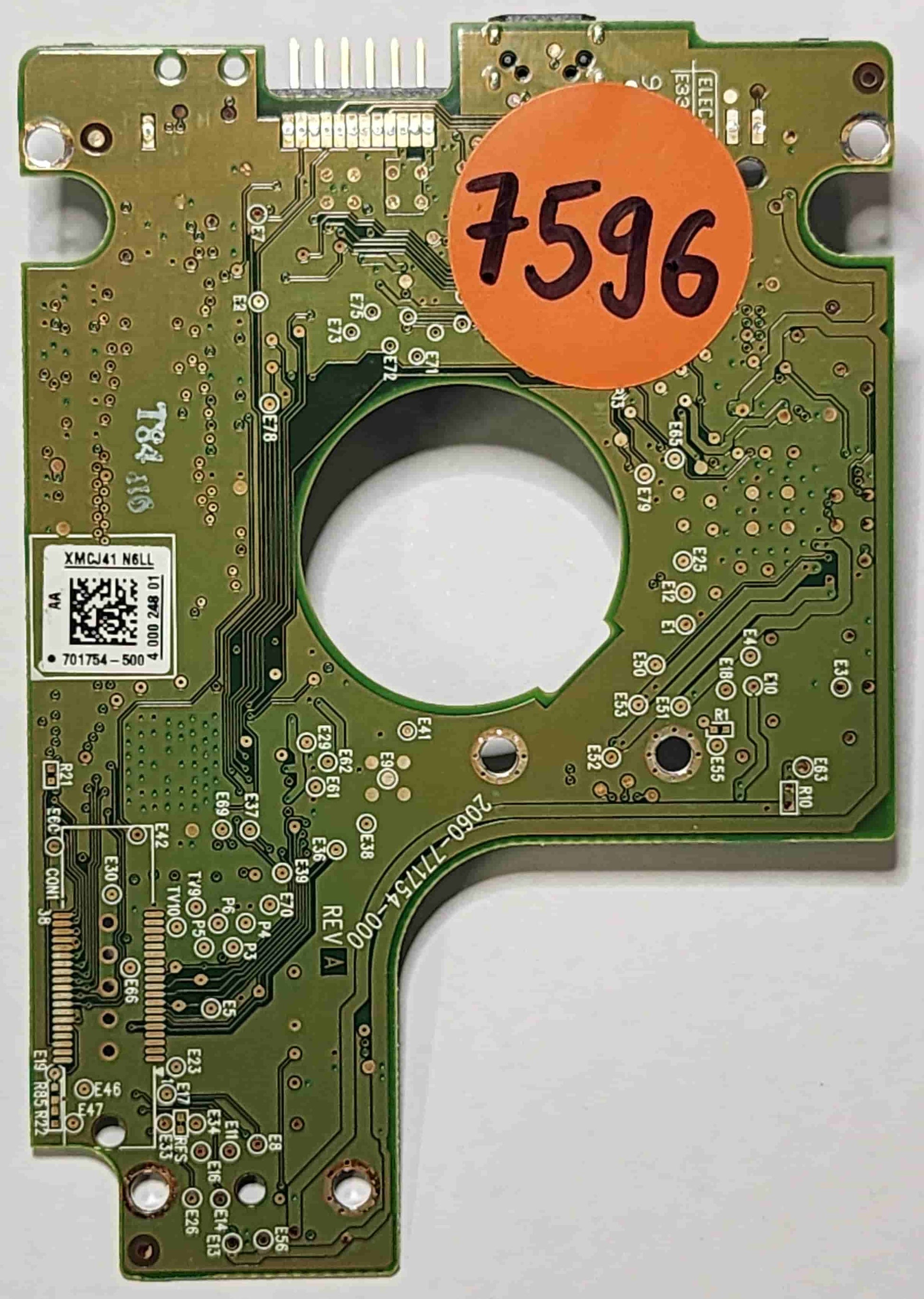 Western Digital WD10TMVV-11TK7S1 2060-771754-000 REV A  PCB for Sale