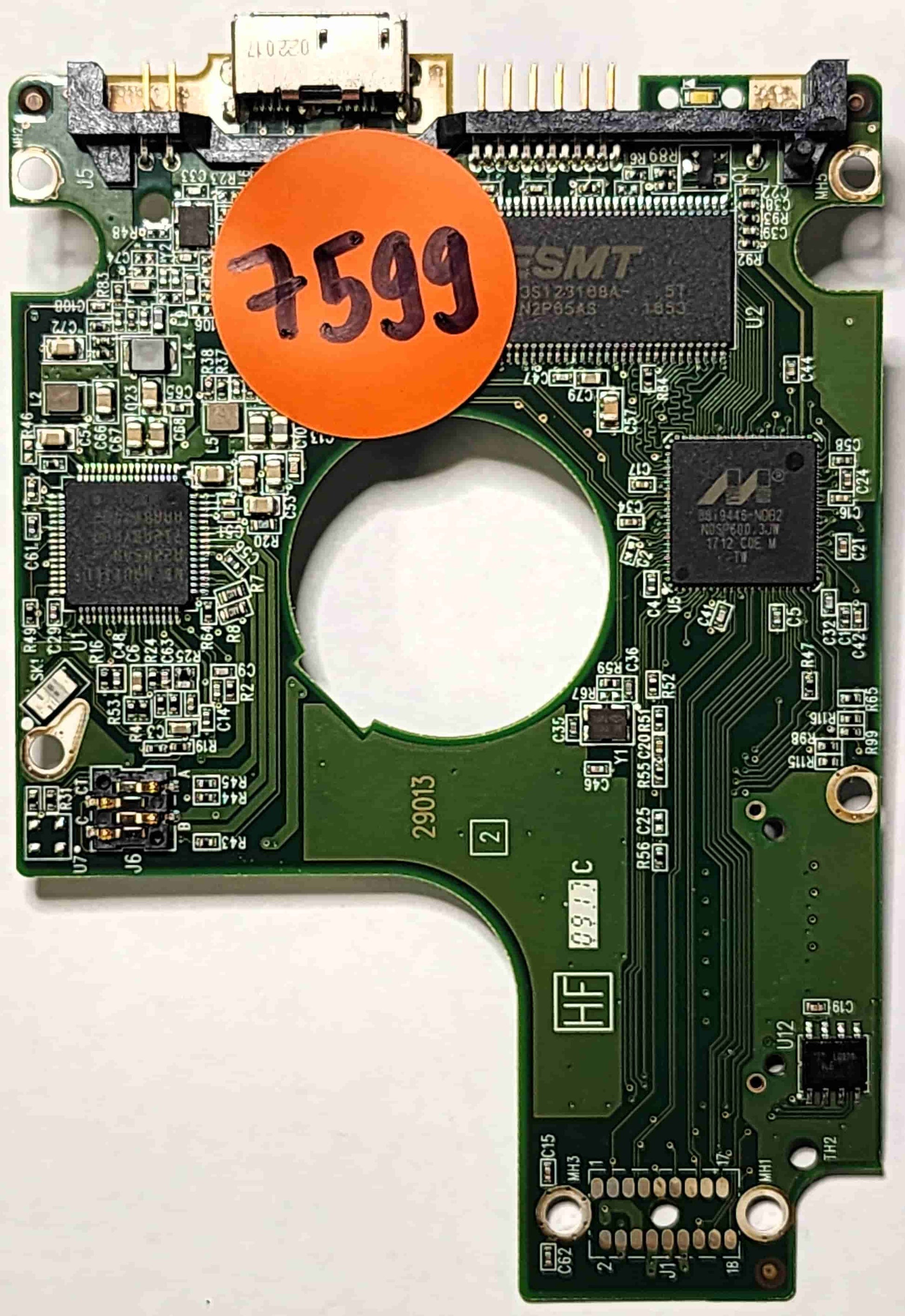 Western Digital WD5000BMVW-11AJGS4 2060-771961-001 REV B  PCB for Sale
