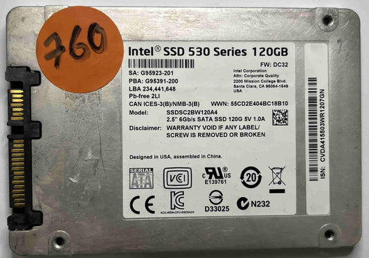 INTEL SSDSC2BW120A4 (760) SSD for Sale