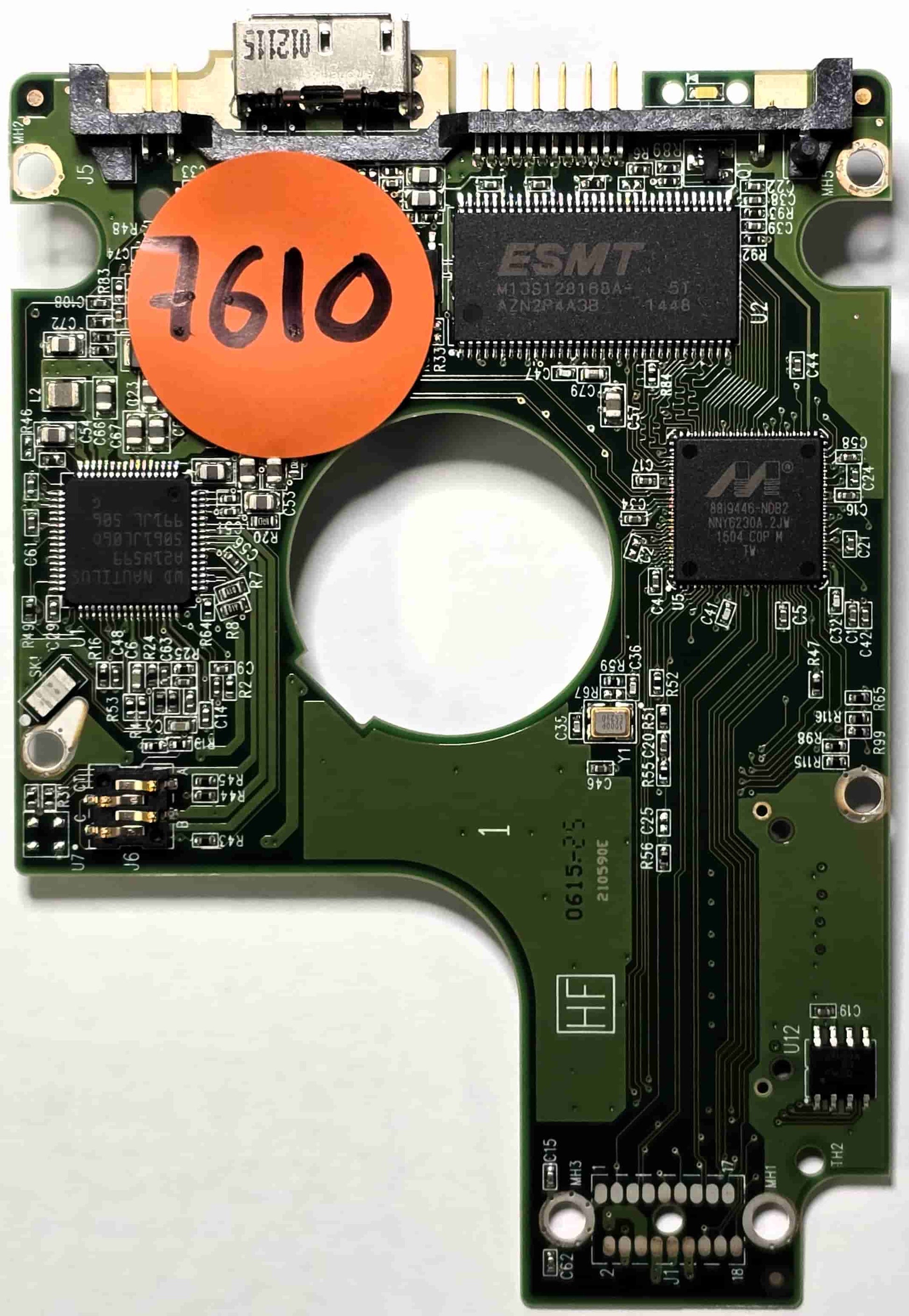 Western Digital WD10JMVW-11AJGS2 2060-771961-001 REV B  PCB for Sale