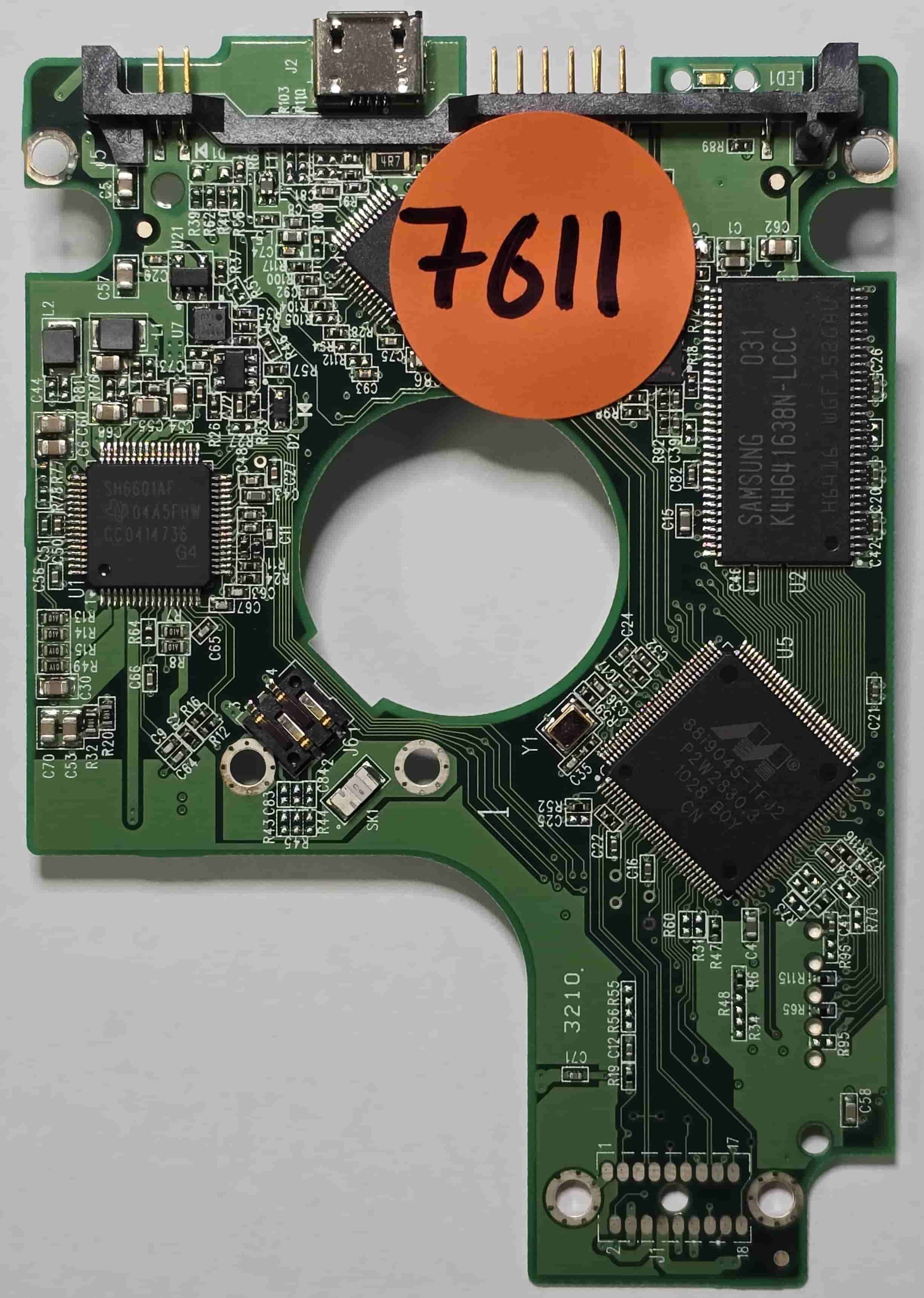 Western Digital WD7500KMVV-11BG7S0 2060-701675-004 REV P1  PCB for Sale