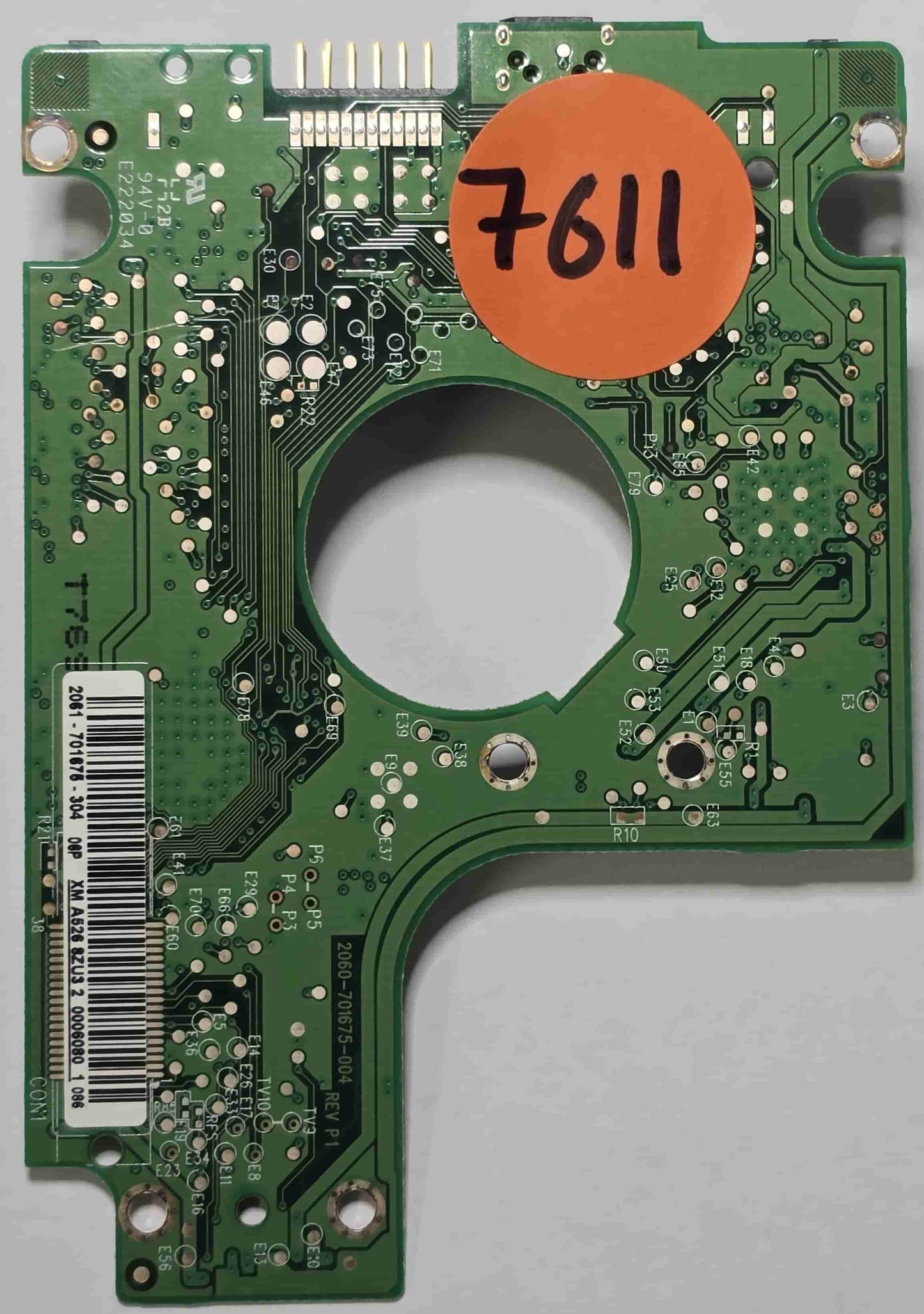 Western Digital WD7500KMVV-11BG7S0 2060-701675-004 REV P1  PCB for Sale