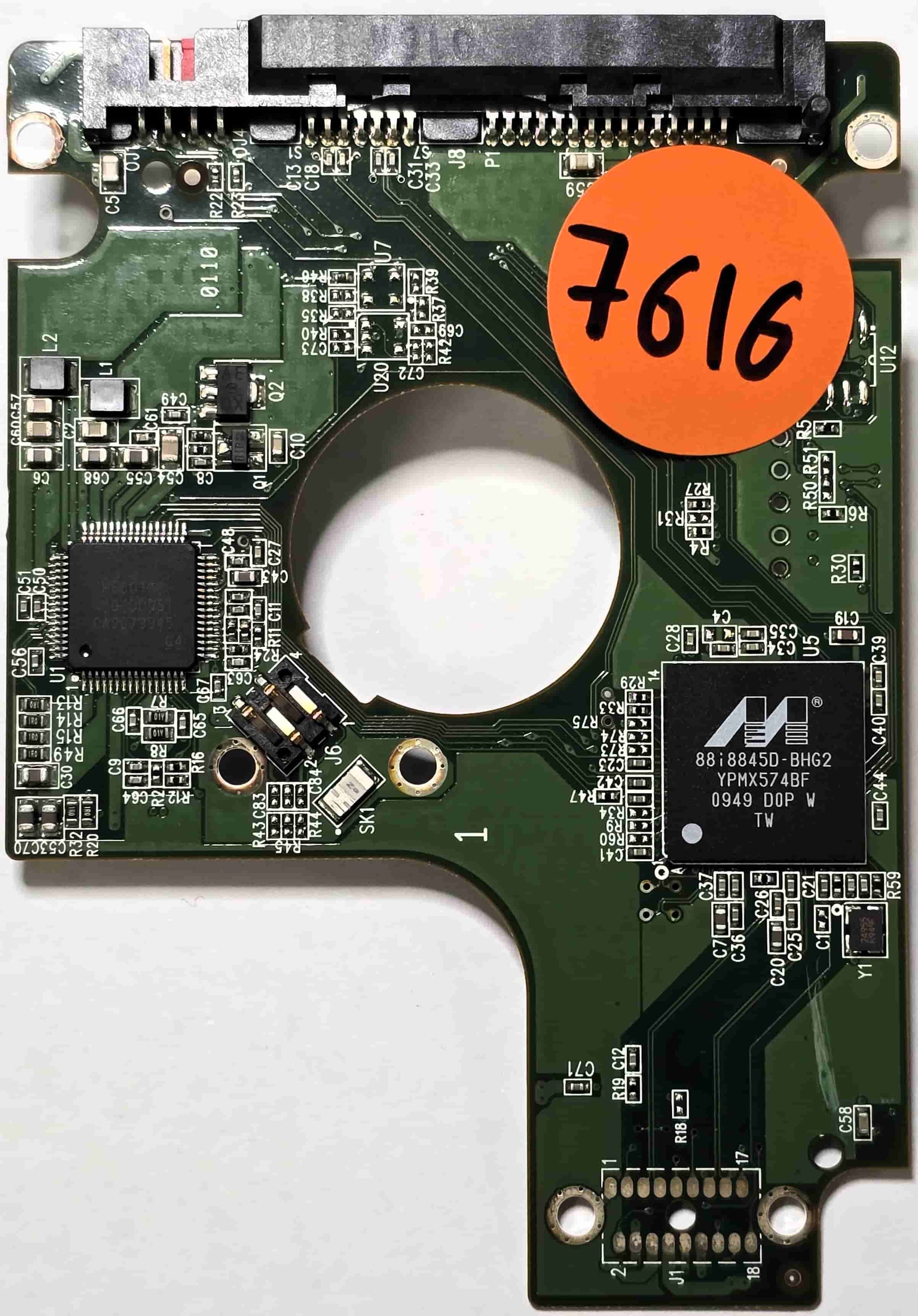 Western Digital WD3200BEKT-75F3T0 2060-771574-001 REV P1  PCB for Sale