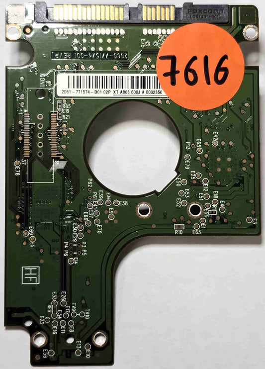 Western Digital WD3200BEKT-75F3T0 2060-771574-001 REV P1  PCB for Sale
