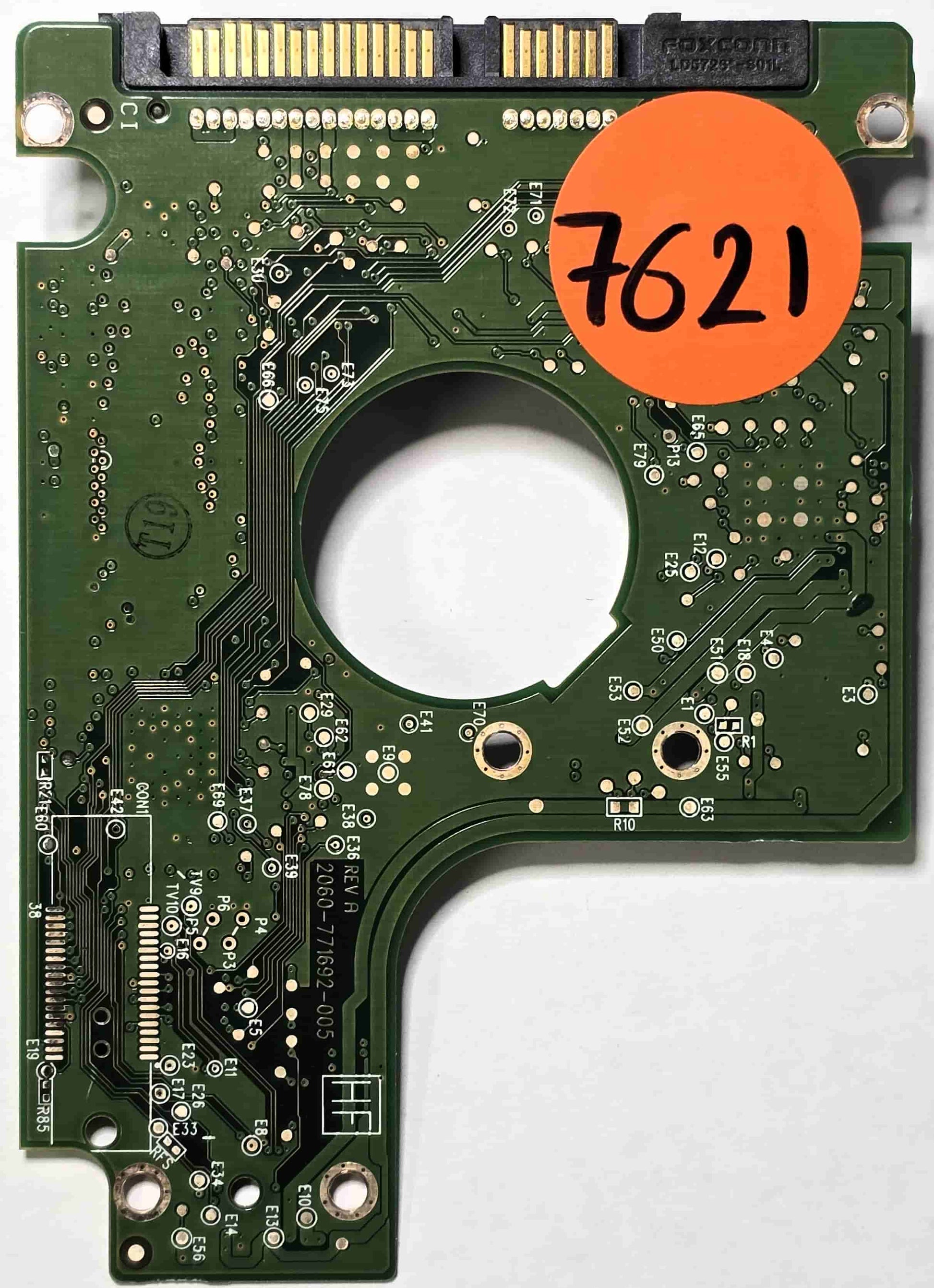 Western Digital WD7500BPVT-22HXZT1 2060-771692-005 REV A  PCB for Sale