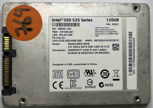 INTEL SSDSC2BW120H6 (764) SSD for Sale