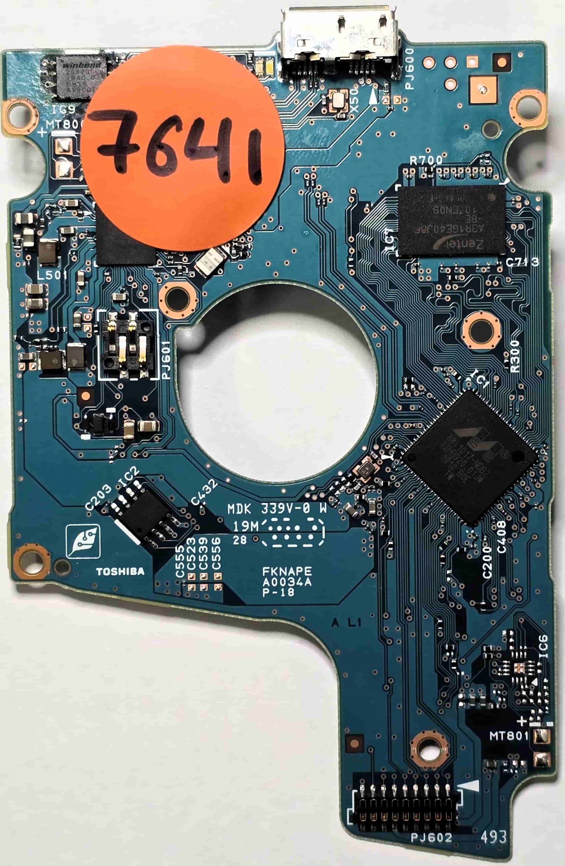 Toshiba MQ04UBB400 G0034A  PCB for Sale