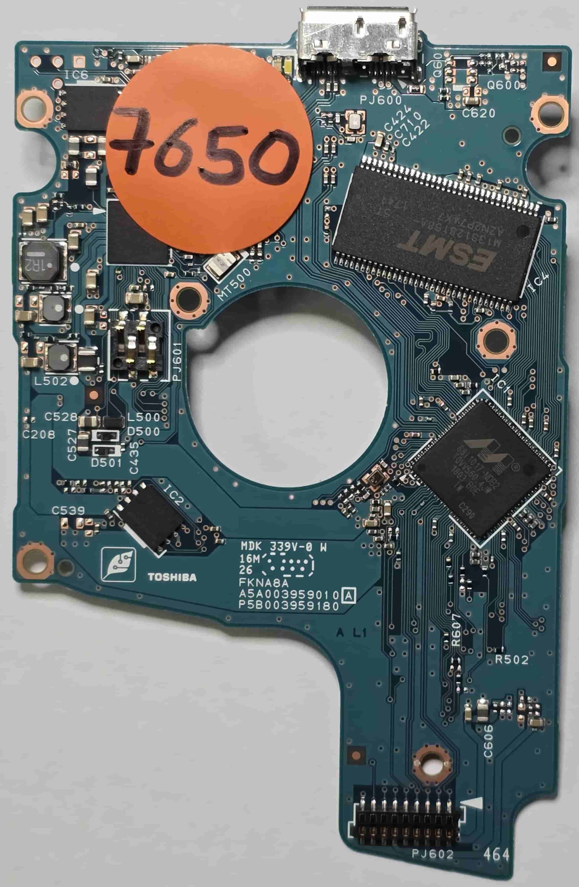 Toshiba MQ03UBB300 G3959A  PCB for Sale