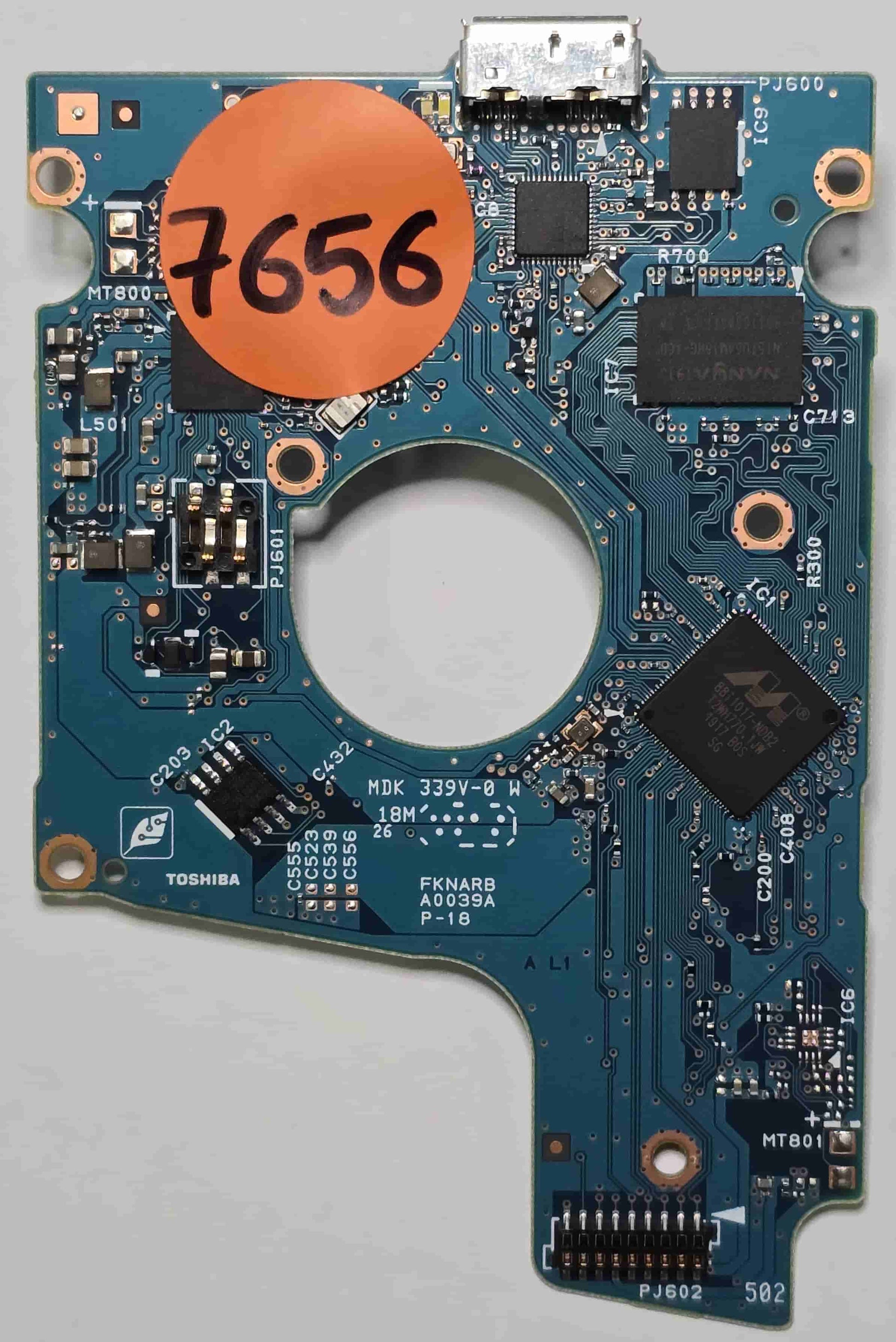 Toshiba MQ04UBD200 G0039A  PCB for Sale