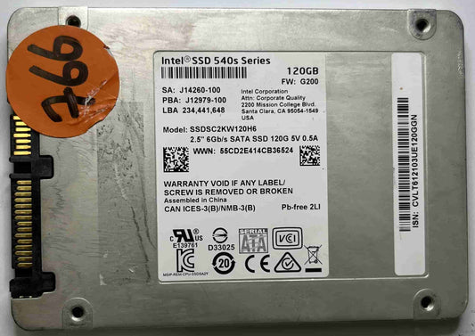 INTEL SSDSC2KW120H6 (766) SSD for Sale