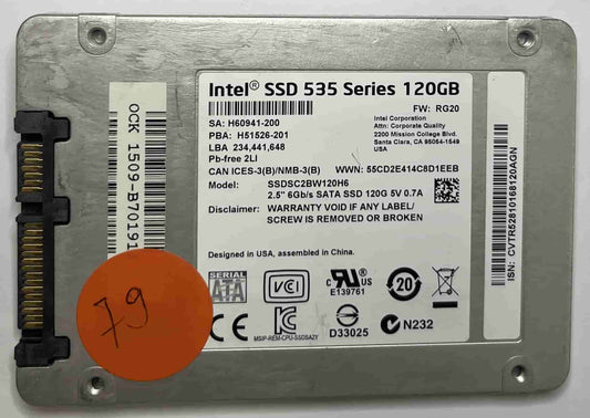 INTEL SSDSC2BW120H6 (79) SSD for Sale