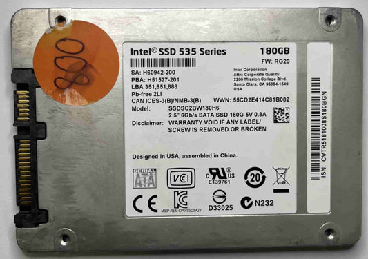 INTEL SSDSC2BW180H6 (800) SSD for Sale