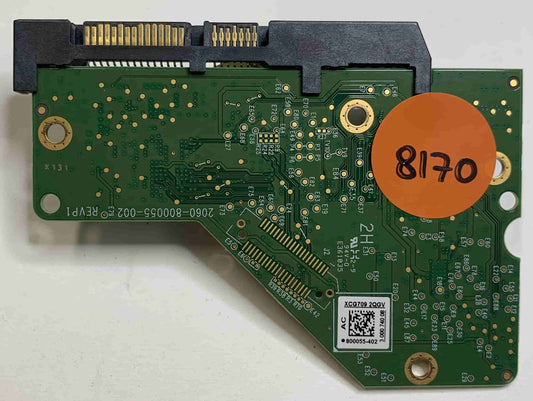 Western Digital WD40EFRX-68N32N0 2060-800055-002 REV P1  PCB for Sale