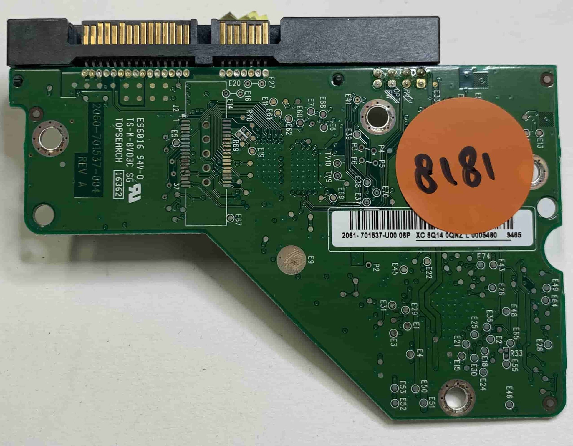 Western Digital WD1602ABKS-70NBA0 2060-701537-004 REV A 484429-003 PCB for Sale
