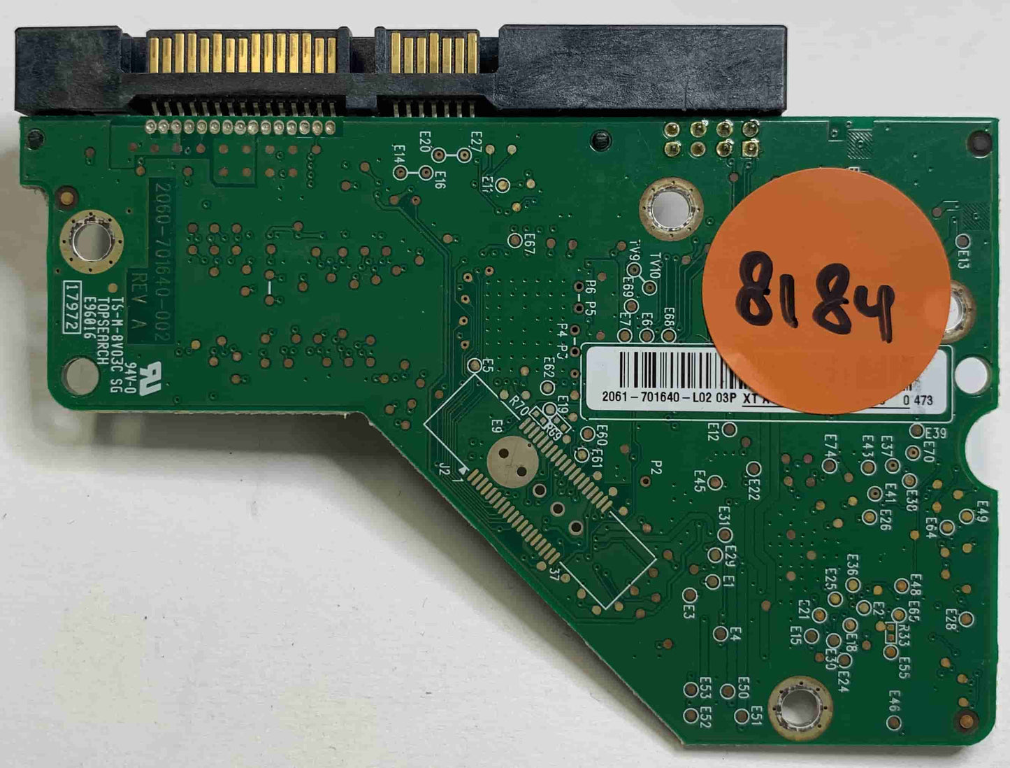 Western Digital WD5000AAKS-75V0A0 2060-701640-002 REV A  PCB for Sale