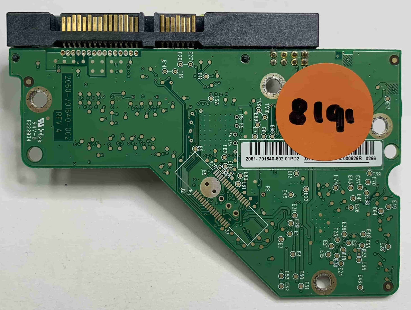 Western Digital WD10EARS-00Y5B1 2060-701640-002 REV A  PCB for Sale