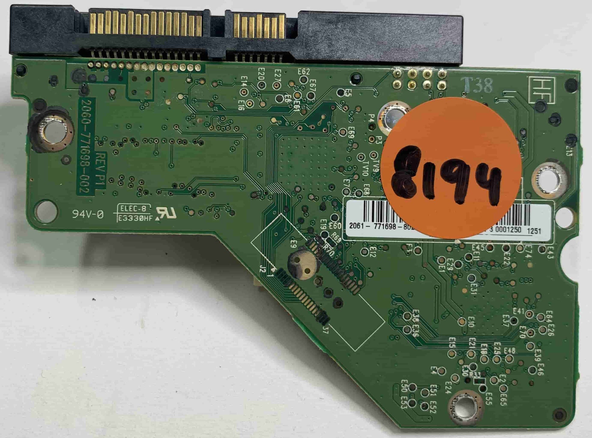 Western Digital WD10EARS-00MVWB0 2060-771698-002  PCB for Sale