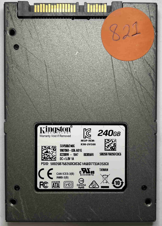 KINGSTON SUV500240G (821) SSD for Sale