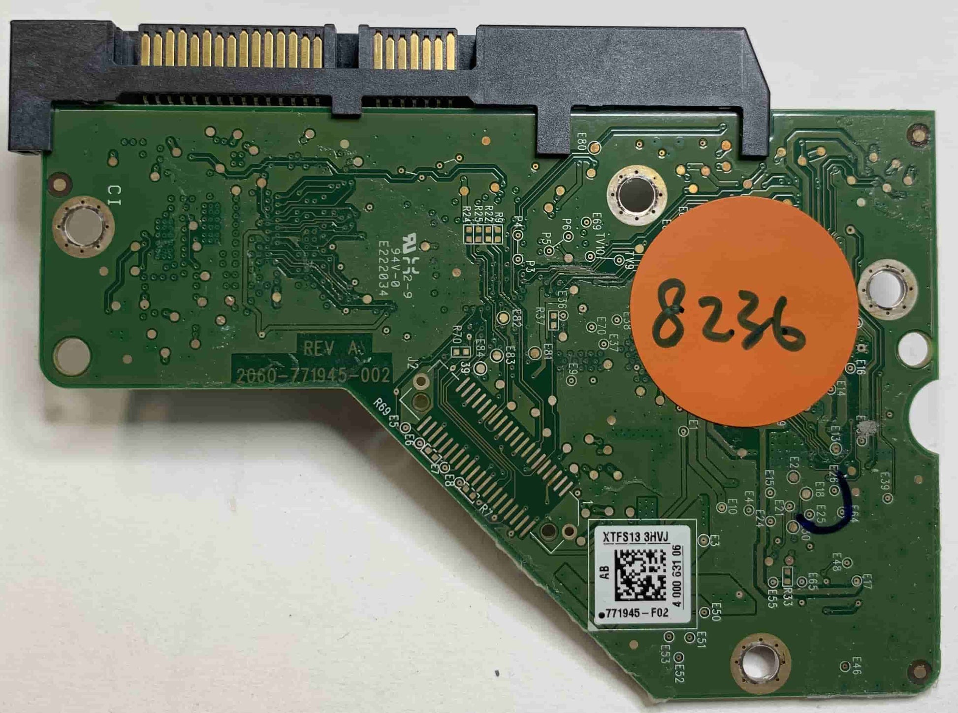 Western Digital WD40EFRX-68WT0N0 2060-771945-002 REV A  PCB for Sale