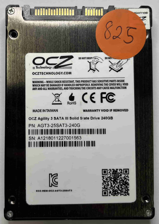 OCZ AGILITY3 AGT3-25SAT3-240G (825) SSD for Sale