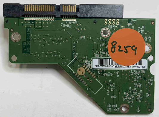 Western Digital WD2500AAJS-08L7A0 2060-771590-001 REV A  PCB for Sale