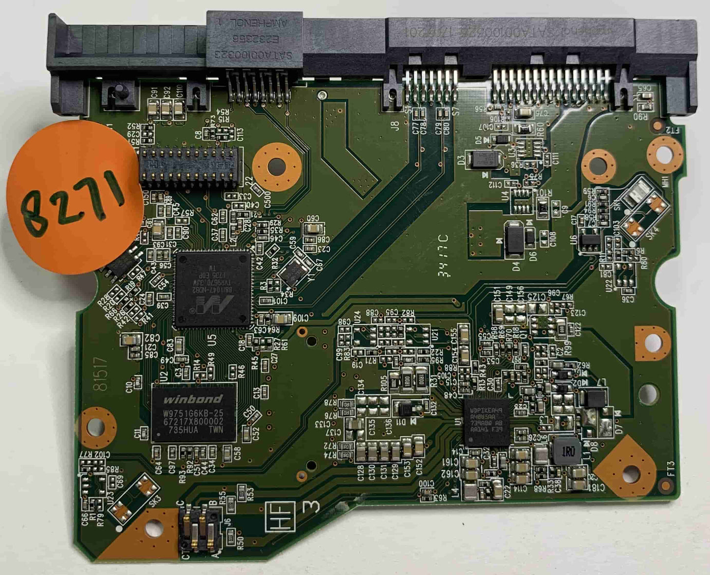 Western Digital WD60EFRX-68L0BN1 2060-800001-005 REV P1  PCB for Sale
