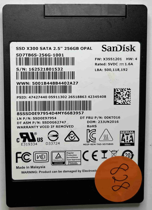 SANDISK SD7TB6S256G1001 (828) SSD for Sale