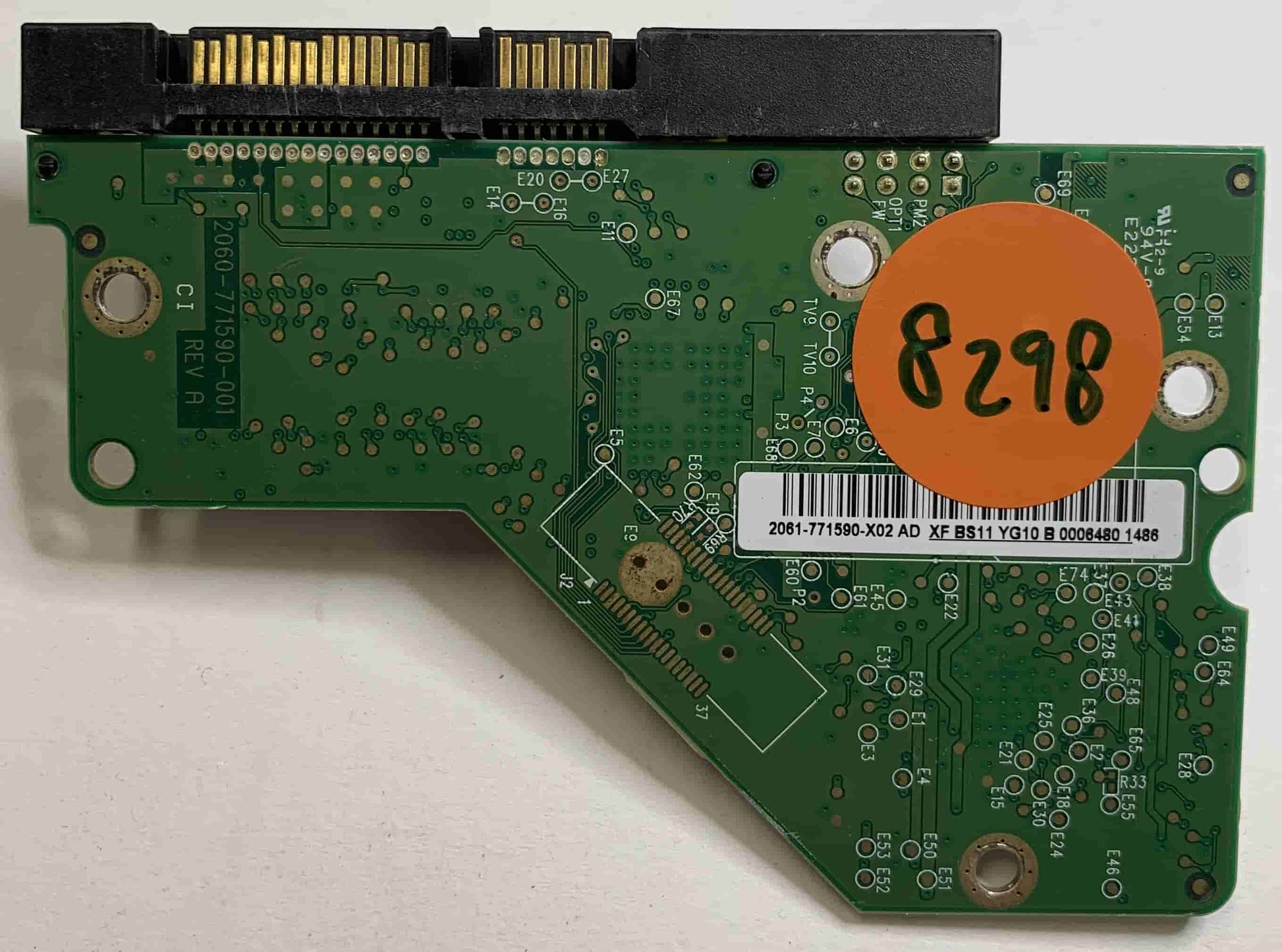 Western Digital WD2500AAJS-08L7A0 2060-771590-001 REV A  PCB for Sale