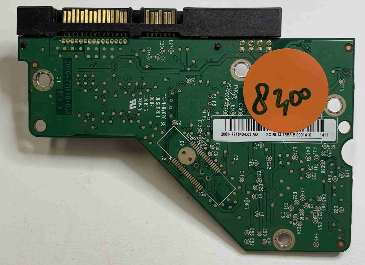 Western Digital WD5000AAKS-08V0A0 2060-771640-003 REV A  PCB for Sale
