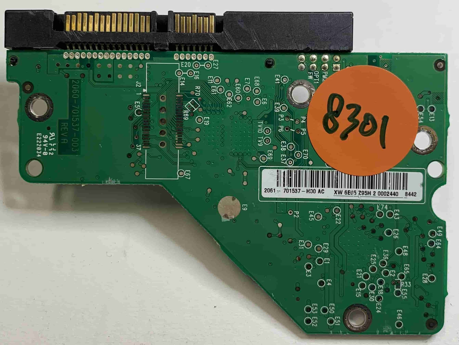 Western Digital WD2500AAKS-00B3A0 2060-701537-003 REV A  PCB for Sale