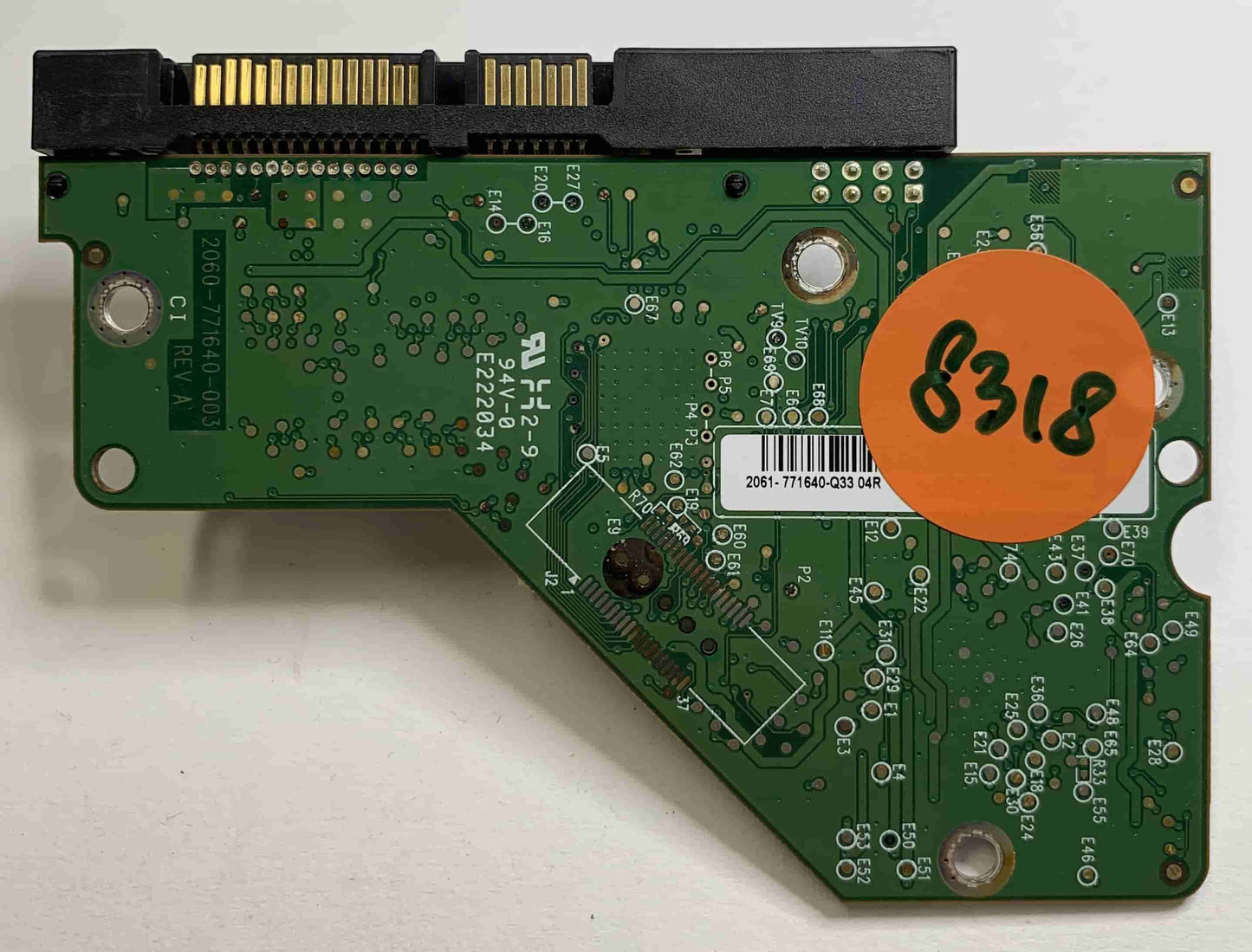 Western Digital WD5002AALX-00J37A0 2060-771640-003 REV A  PCB for Sale