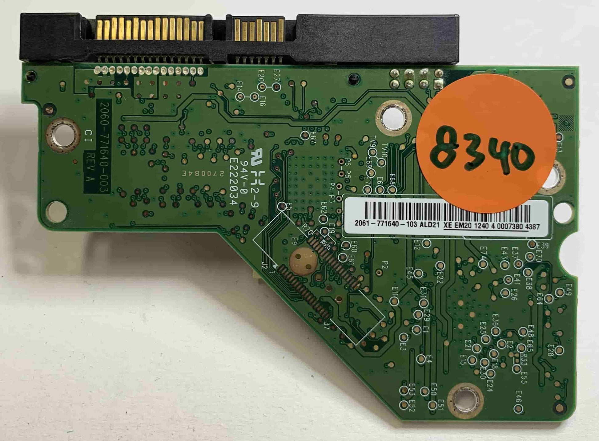 Western Digital WD5000AAKX-75U6AA0 2060-771640-003 REV A  PCB for Sale