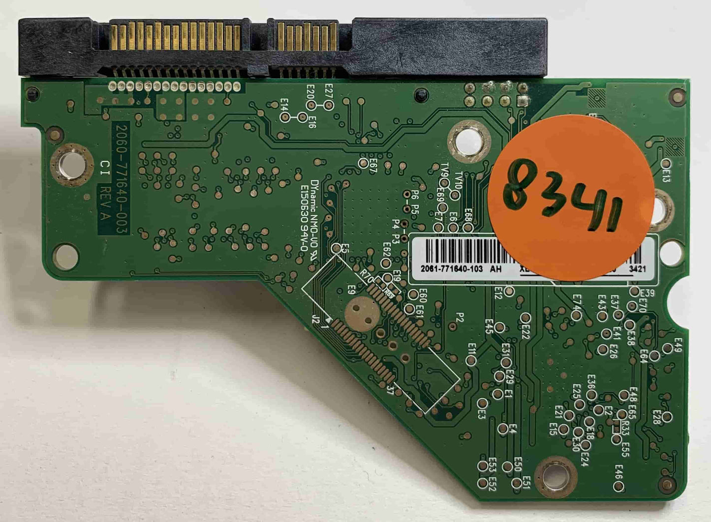 Western Digital WD5000AAKX-08ERMA0 2060-771640-003 REV A  PCB for Sale