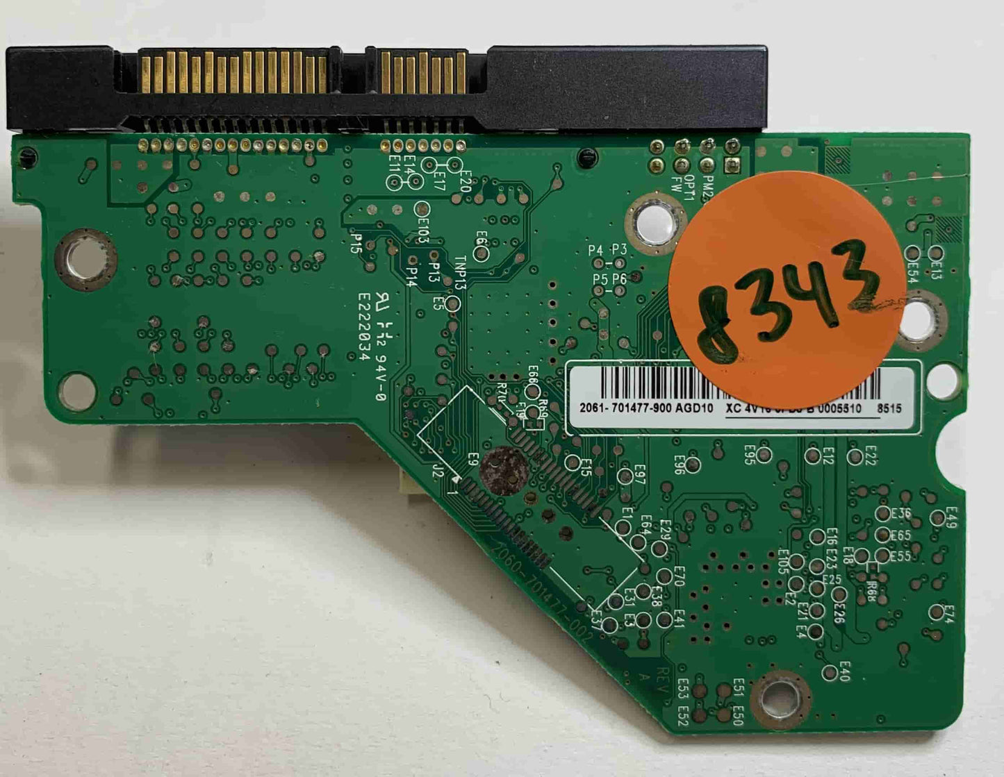 Western Digital WD5000AAKS 2060-701477-002 REV A  PCB for Sale