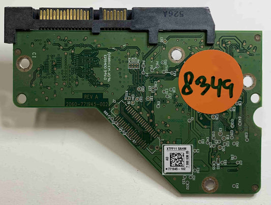 Western Digital WD20EFRX-68EUZN0 2060-771945-002 REV A  PCB for Sale