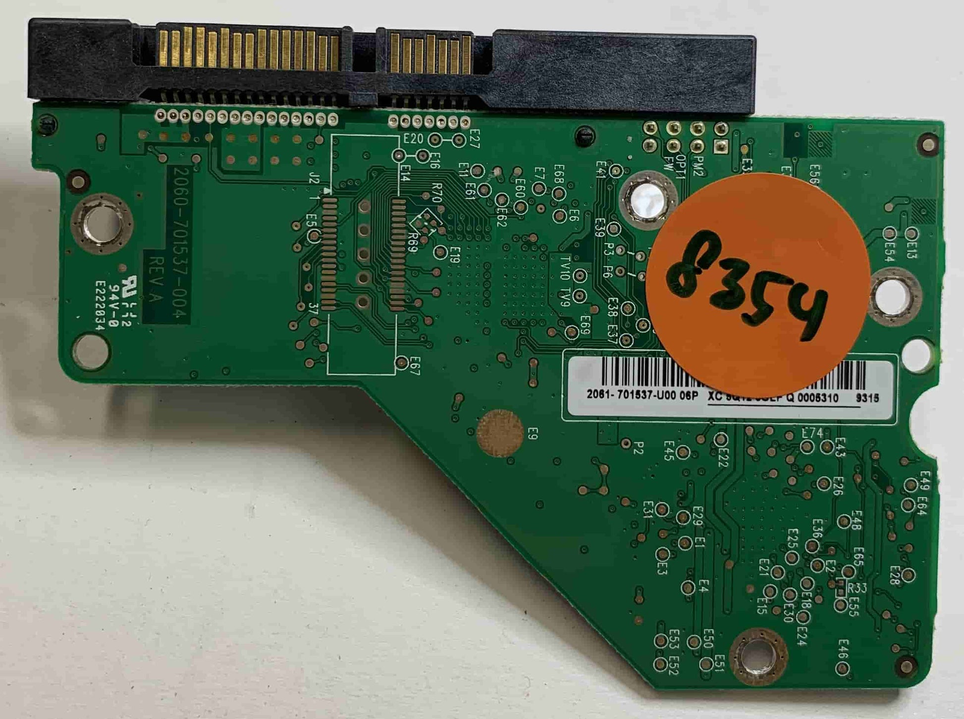 Western Digital WD5002ABYS-70B1B0 2060-701537-004 REV A 484429-002 PCB for Sale