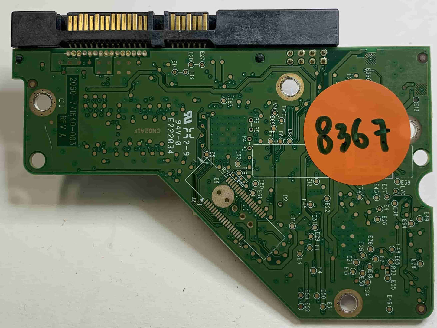 Western Digital WD5000AAKX-75U6AA0 2060-771640-003 REV A  PCB for Sale