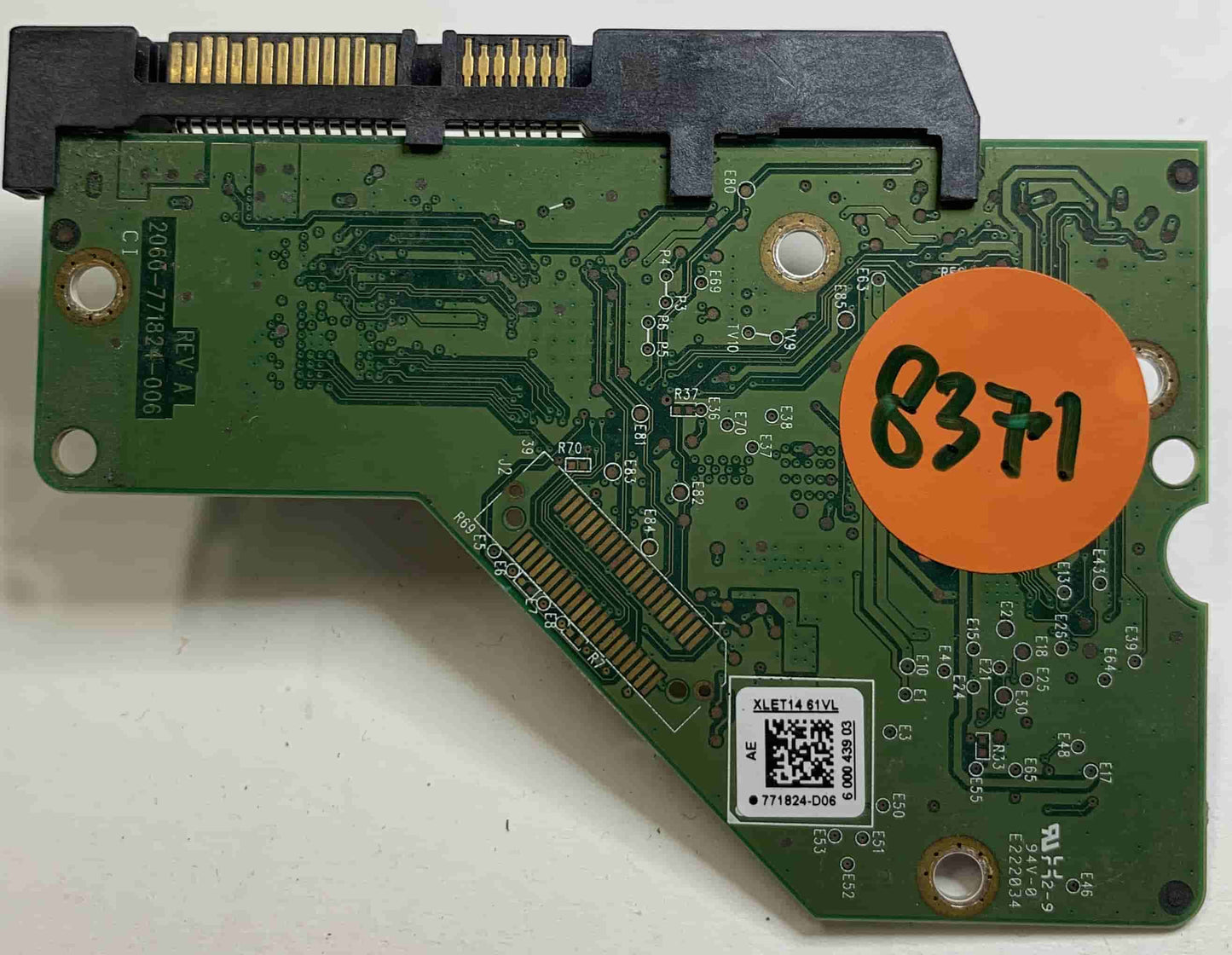 Western Digital WD10EZEX-22RKKA0 2060-771824-006 REV A  PCB for Sale