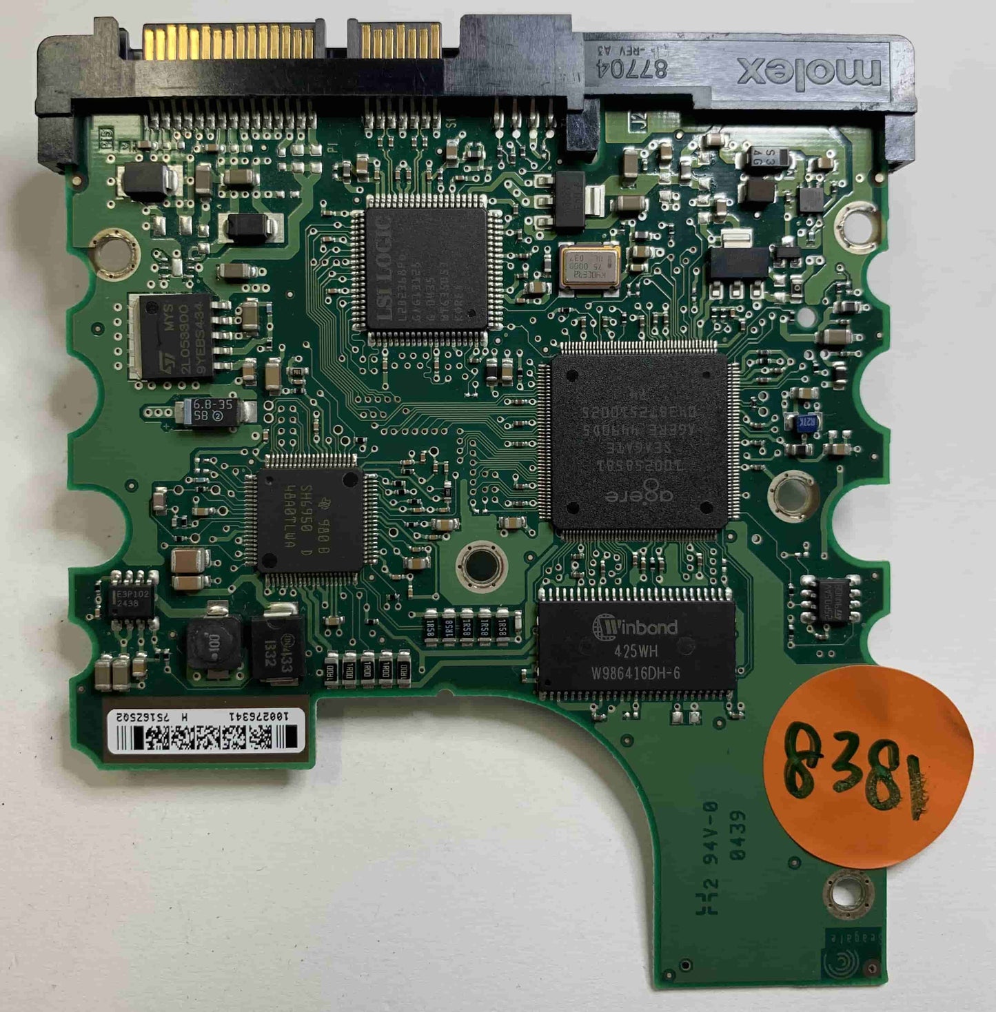 Seagate ST380013AS 100306336 REV A 9W2812-042 PCB for Sale