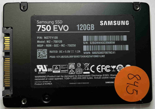 SAMSUNG MZ-750120 MZ7TY120 (845) SSD for Sale