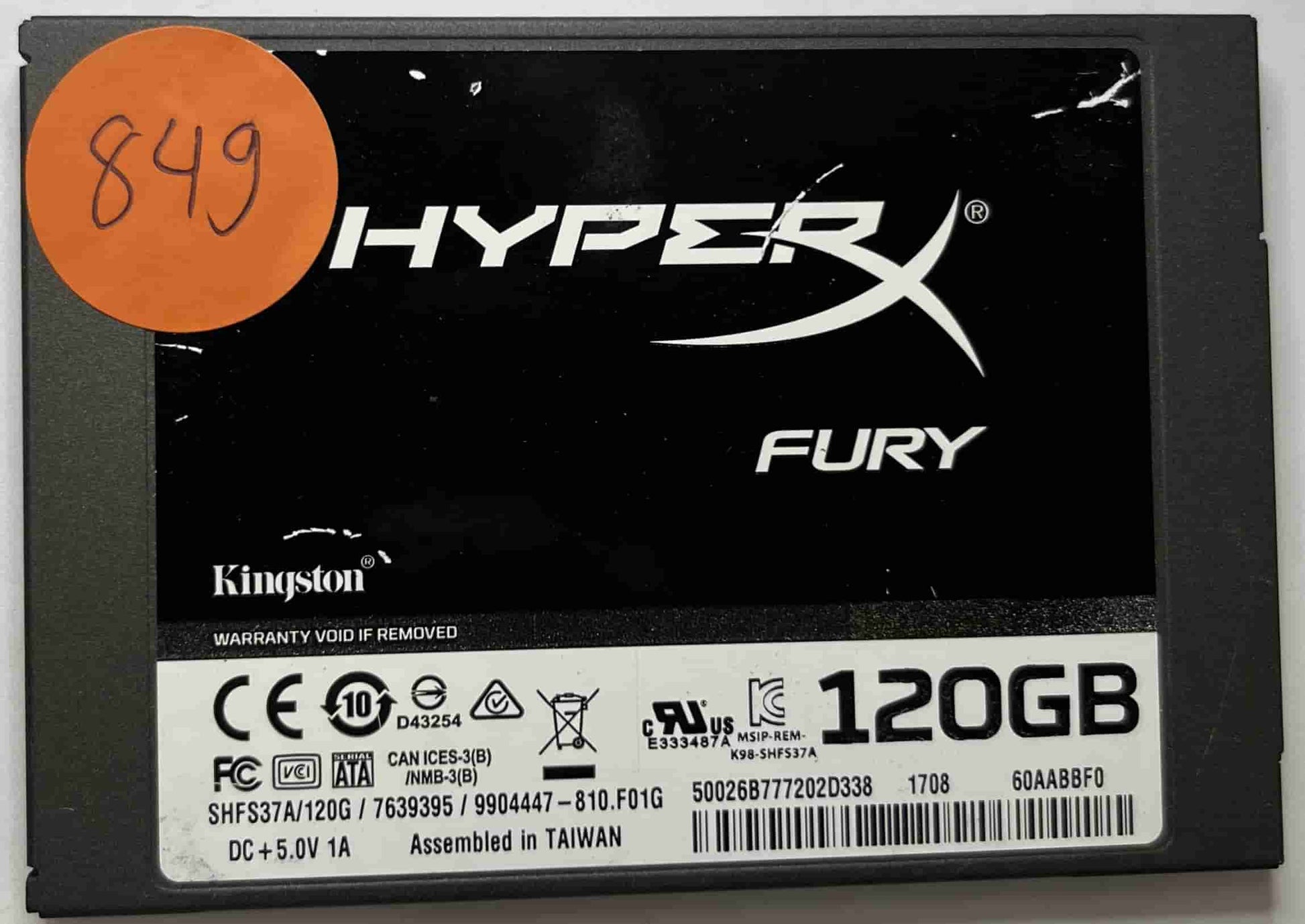 KINGSTON SHFS37A120G (849) SSD for Sale
