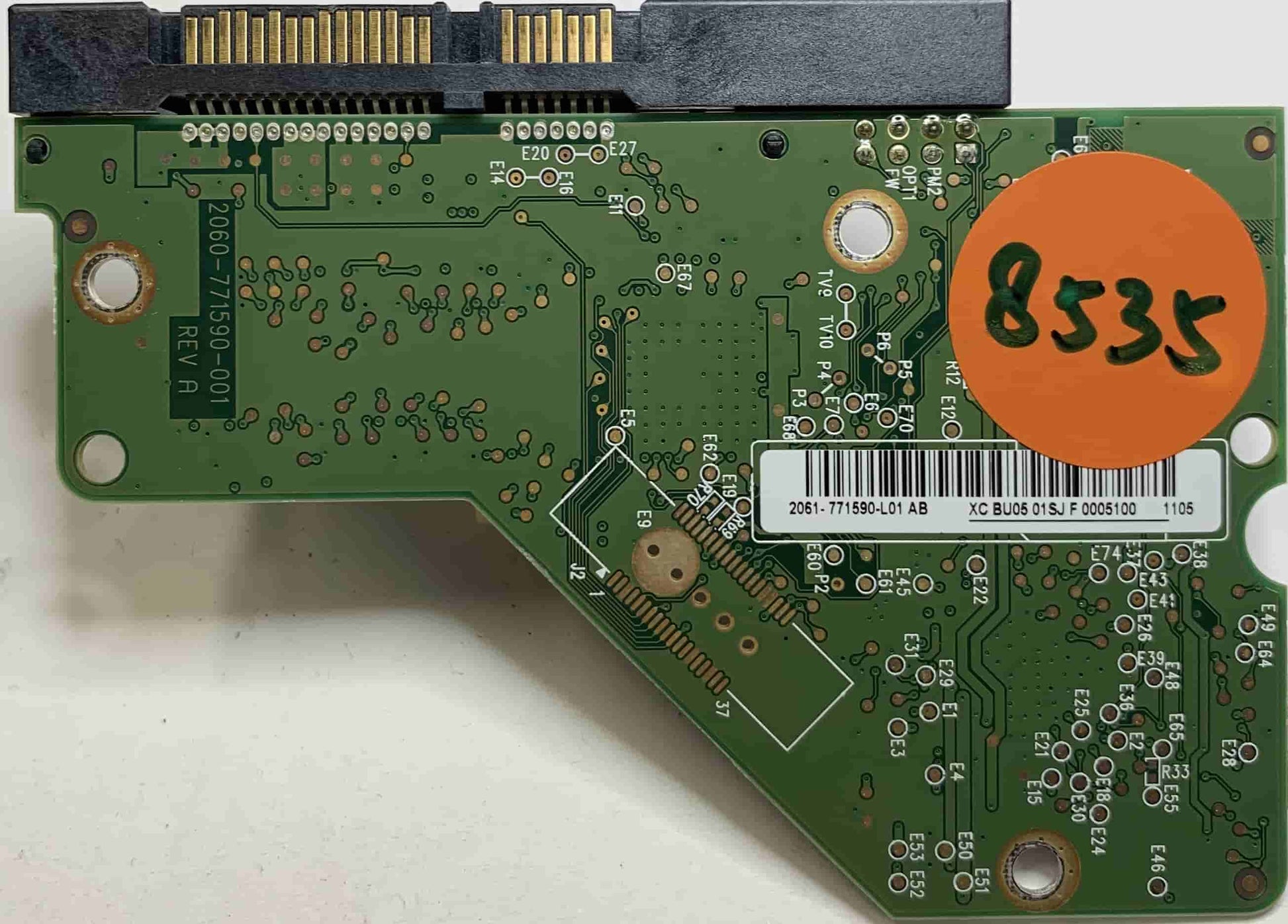 Western Digital WD5000AAKS-00Z7B0 2060-771590-001 REV A  PCB for Sale