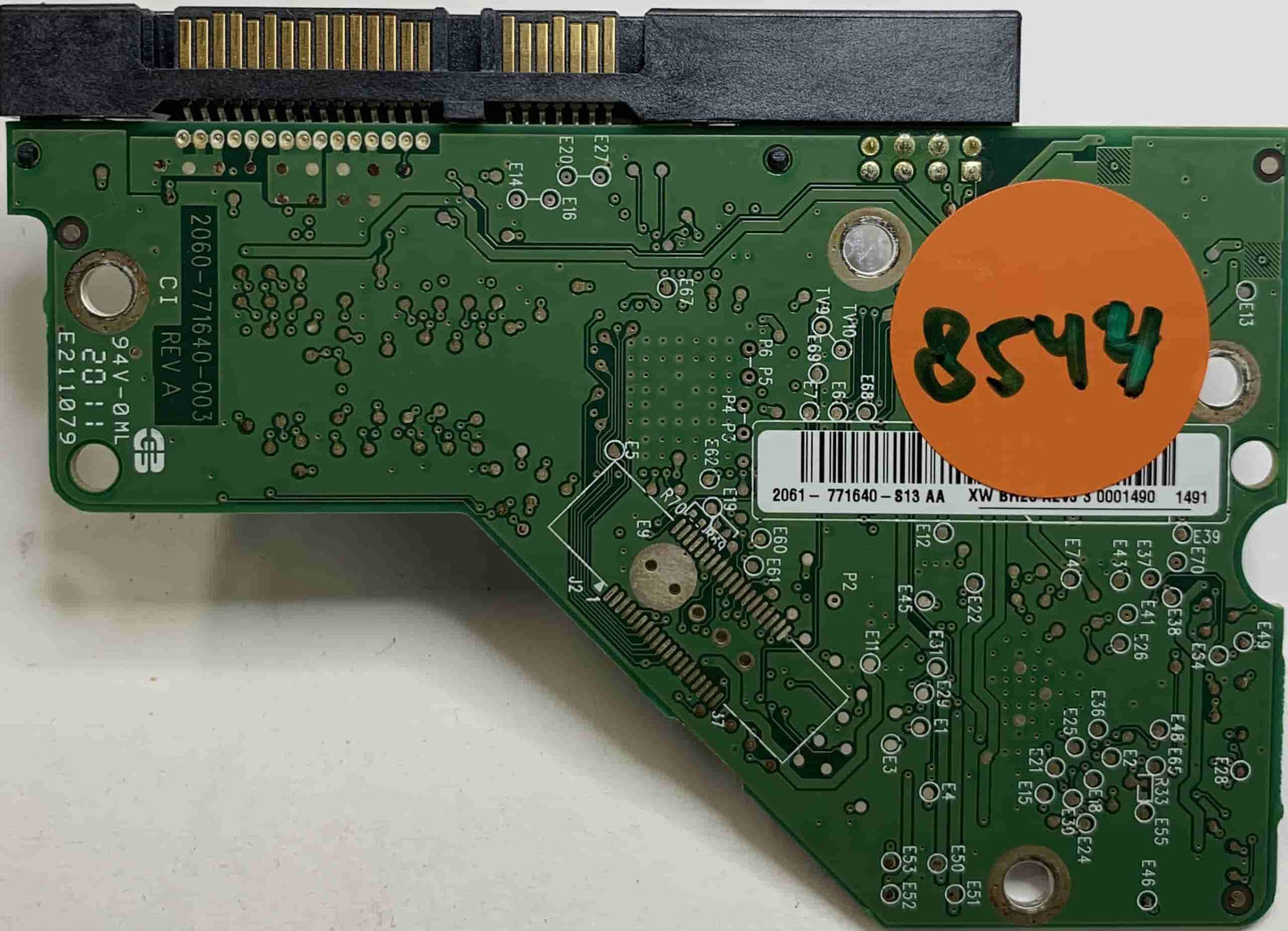 Western Digital WD5000AAKX-753CA1 2060-771640-003 REV A  PCB for Sale