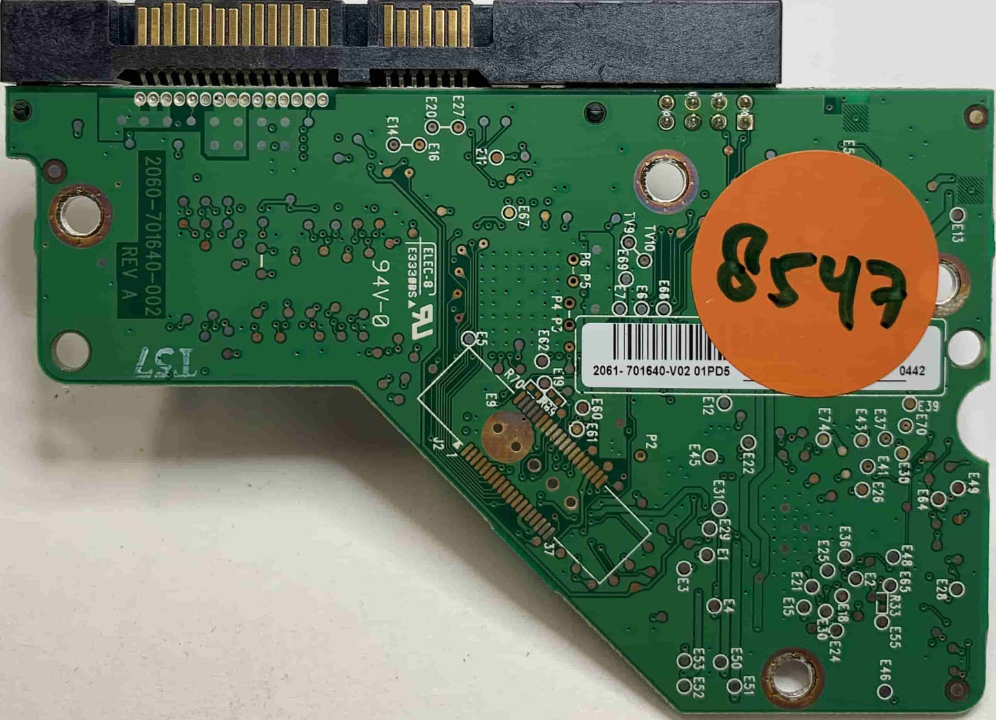 Western Digital WD5000AAKS-00UU3A0 2060-701640-002 REV A  PCB for Sale