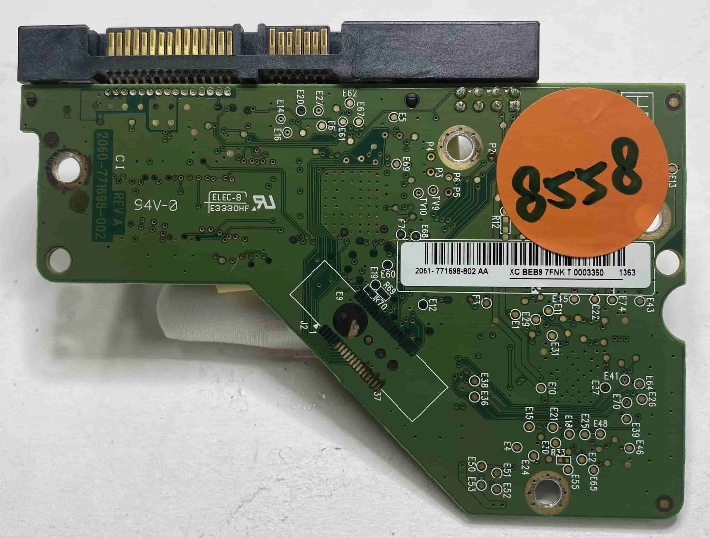 Western Digital WD10EARS-00MVWB0 2060-771698-002 REV A  PCB for Sale