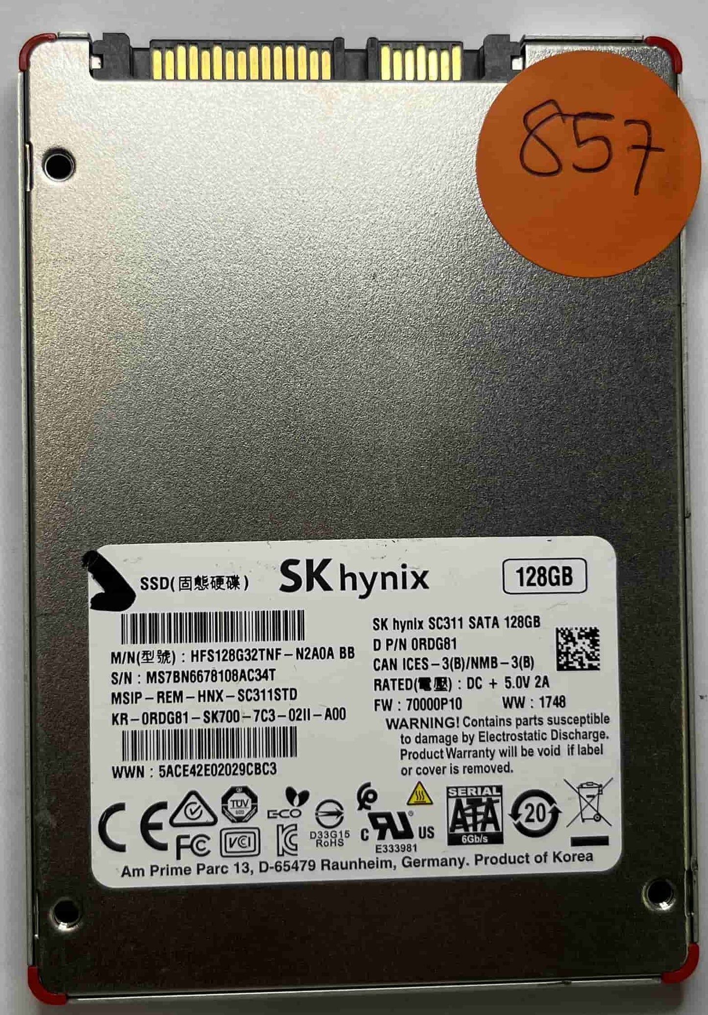 SK HYNIX HFS128G32TNF-N2A0A BB (857) SSD for Sale