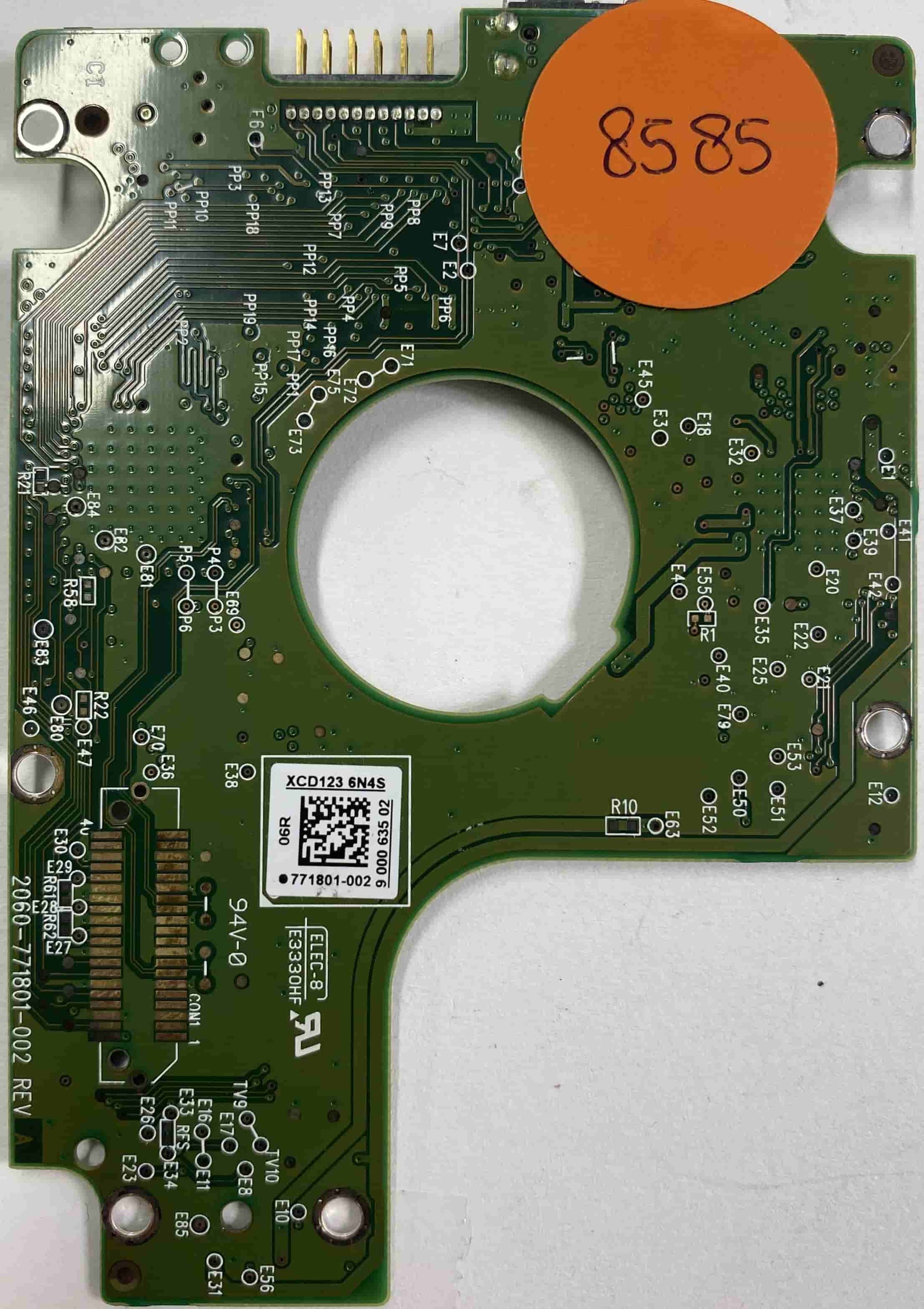 Western Digital WD10JMVW-11S5XS0 2060-771801-002 REV A  PCB for Sale