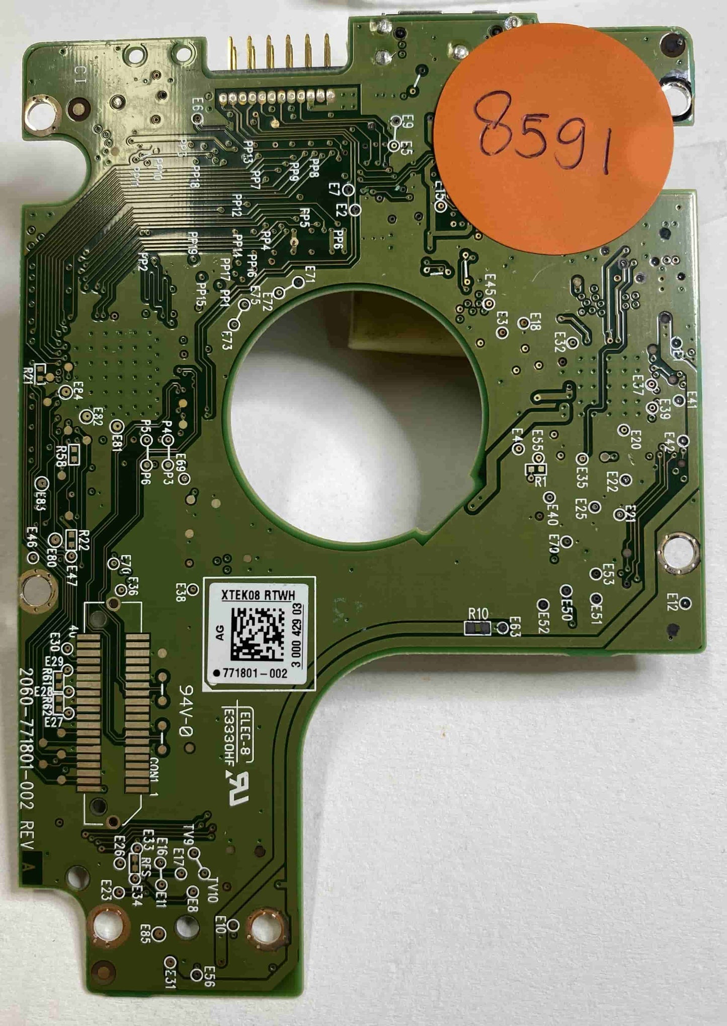 Western Digital WD10JMVW-11S5XS0 2060-771801-002 REV A  PCB for Sale