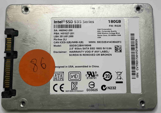 INTEL SSDSC2BW180H6 (86) SSD for Sale